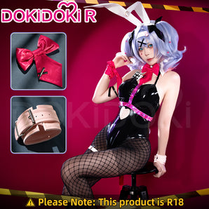 【Upgraded】【Partially Ready For Ship】【Size XS-3XL】DokiDoki-R VSINGER Cosplay Rabbit Hole Costume Bunny Girl Sexy Black