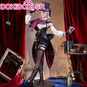 【Partially Ready For Ship】DokiDoki-SR Game Genshin Impact Cosplay Fontaine Lyney Costume / Shoes