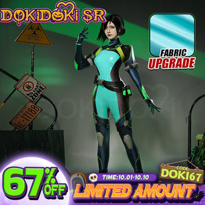 【Special Offer: 67% Off】【Ready For Ship】【Size S-2XL】DokiDoki-SR Game Valorant Cosplay Viper Sabine Callas Costume