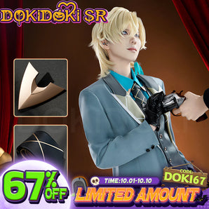 【Special Offer: 67% Off】【Ready For Ship】【Size S-3XL】DokiDoki-SR Game Honkai: Star Rail Cosplay Aventurine Costume Shajin Suit Light Cone