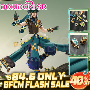 【BFCM Flash Sale 40% OFF 30th Nov 12:00 AM PST】DokiDoki-SR Game Genshin Impact Cosplay Kinich Costume Natlan