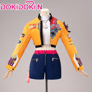 【Ready For Ship】【Size XS-3XL】DokiDoki-N Movie Anime KPOP KILLER Cosplay Costume YELLOW SERIES
