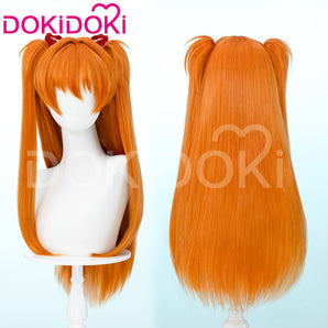 【Ready For Ship】DokiDoki Anime Cosplay Wig Long Straight Orange Hair