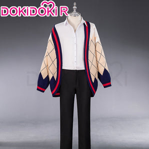 【In Stock】DokiDoki-R Game Love and Deepspace Cosplay Rafayel Costume Sweater Asymmetrical Romance