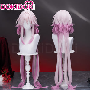 DokiDoki Game Honkai: Star Rail Cosplay Evernight Wig Long Pink March 7th SP