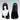 DokiDoki Game Wuthering Waves Cosplay Chisa Wig Long Straight Black Hair