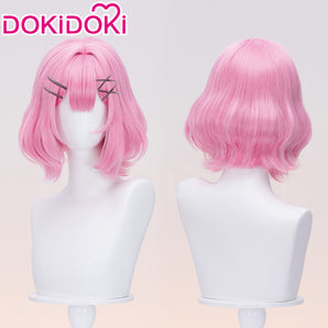 DokiDoki Anime There's No Freaking Way I'll be Your Lover! Unless... Cosplay Renako Amaori Wig Pink Short