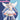 【Size S-2XL】DokiDoki-R Anime Cosplay Costume White Angel Dress Blue Heart