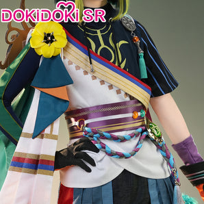 【Costume Ready For Ship】【Size S-2XL】DokiDoki-SR Game Genshin Impact Cosplay Tighnari Costume Dendro Sumeru / Shoes