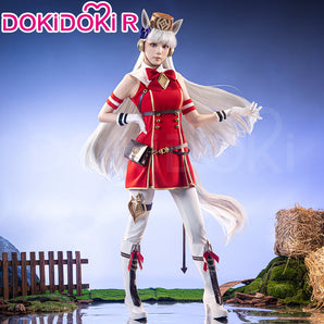 【Size XS-3XL】DokiDoki-R Anime Game Cosplay Costume Red