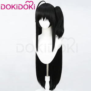 【In Stock】DokiDoki Game Azur Lane Cosplay Taihou Wig Long Black Wig