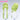 DokiDoki Anime Cosplay Women Wig Long Green Hair Buns
