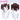 DokiDoki Anime DDD Cosplay Wig Women Brown Short Twintails Maid  Hair