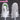 DokiDoki Game Cosplay Wolf Wig Long Curly Silver Hair Green Highlight
