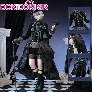 【BFCM Flash Sale 40% OFF 30th Nov 12:00 AM PST】DokiDoki-SR Anime Black Butler Kuroshitsuji Cosplay Ciel Phantomhive Costume Black Rose