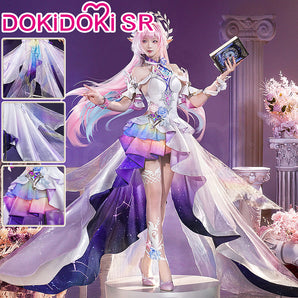【Size S-2XL】DokiDoki-SR Game Honkai: Star Rail Cosplay Cyrene Diamond Sheen / Laser Sheen Costume Adult Cyrene