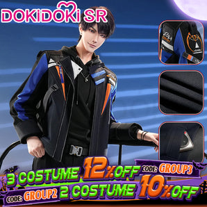 【Ready For Ship】DokiDoki-SR Game Love And Deepspace Cosplay Caleb Costume Daily Coat Casual Wear