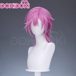 DokiDoki Anime Cosplay Wig Short Pink Hair
