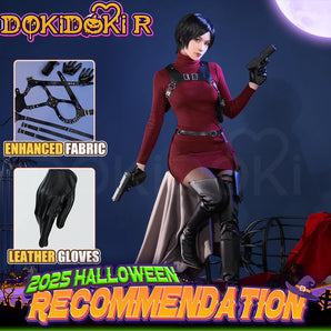 【Partially Ready For Ship】【Size XS-3XL】DokiDoki-R Game Cosplay Costume Burgundy Sweater