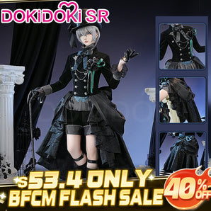 【BFCM Flash Sale 40% OFF 30th Nov 12:00 AM PST】DokiDoki-SR Anime Black Butler Kuroshitsuji Cosplay Ciel Phantomhive Costume Black Rose