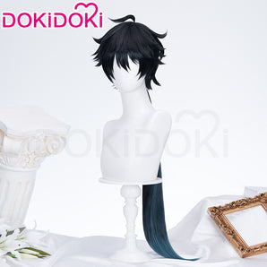 DokiDoki Game Honkai: Star Rail Cosplay Dan Heng Permansor Terrae Wig Danheng Long Black