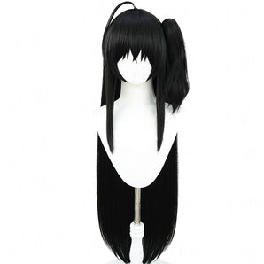 【In Stock】DokiDoki Game Azur Lane Cosplay Taihou Wig Long Black Wig