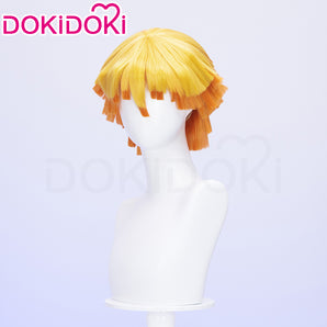 DokiDoki Cosplay Anime Wig Halloween Yellow Short Hair