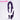 DokiDoki Anime Sword Art Online Cosplay Konno Yuuki Wig Long Straight Purple Hair SAO
