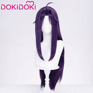 DokiDoki Anime Sword Art Online Cosplay Konno Yuuki Wig Long Straight Purple Hair SAO