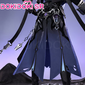 【Size S-3XL】DokiDoki-SR Game Genshin Impact Cosplay Flins Costume / Light Prop Song of the Welkin Moon Kyryll Chudomirovich Flins Nod-Krai