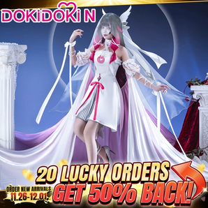 【BFCM New Arrivals】【Size XS-3XL】DokiDoki-N Game Genshin Impact Cosplay Columbina Costume Fes 2026