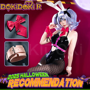 【Upgraded】【Partially Ready For Ship】【Size XS-3XL】DokiDoki-R VSINGER Cosplay Rabbit Hole Costume Bunny Girl Sexy Black