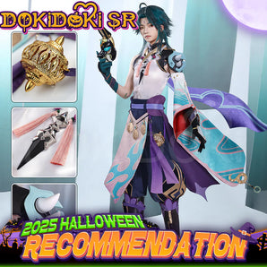 【 Ready For Ship】【Size S-2XL】DokiDoki-SR Game Genshin Impact  Cosplay Xiao Halloween Costume Men / Shoes