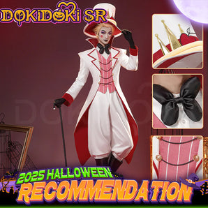 【Ready For Ship】【Size S-3XL】DokiDoki-SR Anime Hell Hotel Cosplay Costume / Hat White Suit White