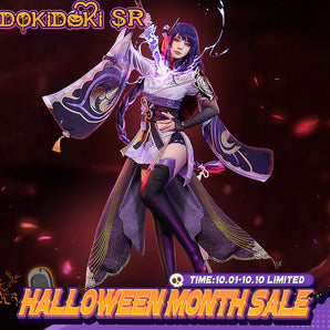 【Ready For Ship】【Size S-2XL】DokiDoki-SR Game Genshin Impact  Raiden Shogun  Cosplay Costume Baal / Shoes