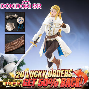 【BFCM New Arrivals】【Size S-3XL】DokiDoki-SR Game  Cosplay Princess Costume Winter Suit