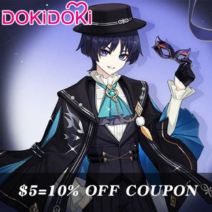 【Poll】$5 Deposit = 10% off Coupon  DokiDoki Game Genshin Impact x FES Cosplay Scaramouche Wanderer Costume Song of the Welkin Moon Nod Krai