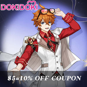 【Poll】$5 Deposit = 10% off Coupon  DokiDoki Game Genshin Impact x FES Cosplay Tartaglia Costume Song of the Welkin Moon Nod Krai