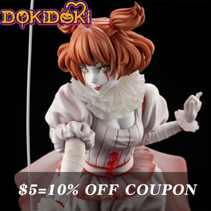 【POLL】$5 Deposit =10% OFF Coupon DokiDoki Movie It: Chapter One Cosplay Gender-Swapped Version Female Pink Dress Costume