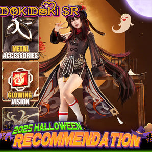 【Partially Ready For Ship】【Size S-2XL】DokiDoki-SR Game Genshin Impact Hutao Cosplay Costume Hu Tao Costume Halloween