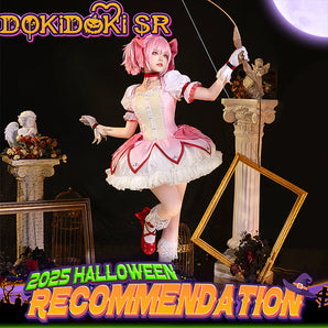 【Ready For Ship】【Size S-2XL】DokiDoki-SR Anime Cosplay Costume Pink Battle Dress Cute