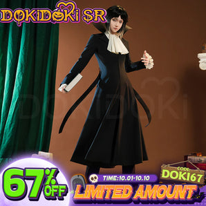【Special Offer: 67% Off】【Ready For Ship】【Size S-3XL】DokiDoki-SR Anime Cosplay Costume Black Male