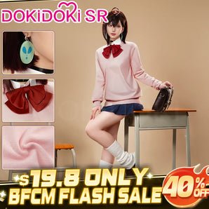【BFCM Flash Sale 40% OFF 22th Nov 】Dokidoki-SR Anime DDD Cosplay Pink Uniform Costume Female