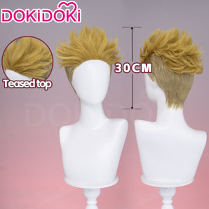 DokiDoki Anime GACHIAKUTA Cosplay Enjin Wig Short Spiky Blond Hair
