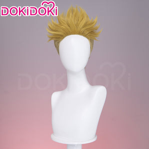 DokiDoki Anime GACHIAKUTA Cosplay Enjin Wig Short Spiky Blond Hair