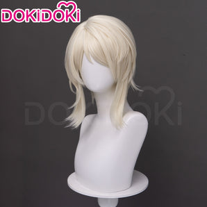 DokiDoki Game Cosplay Wig Short Light Blond Hair