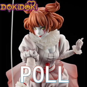 【POLL】$5 Deposit =10% OFF Coupon DokiDoki Movie It: Chapter One Cosplay Gender-Swapped Version Female Pink Dress Costume