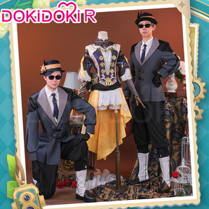【Ready For Ship】【Clearance Sale】【Size S-4XL】DokiDoki-R Game Genshin Impact Cosplay Spina di Rosula Butler Melus / Attendant Silver Costume Navia Fontaine