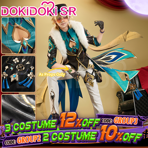 【Ready For Ship】DokiDoki-SR Game Honkai: Star Rail Cosplay Aventurine Costume Shajin