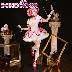 【Ready For Ship】【Size S-2XL】DokiDoki-SR Anime Cosplay Costume Pink Battle Dress Cute